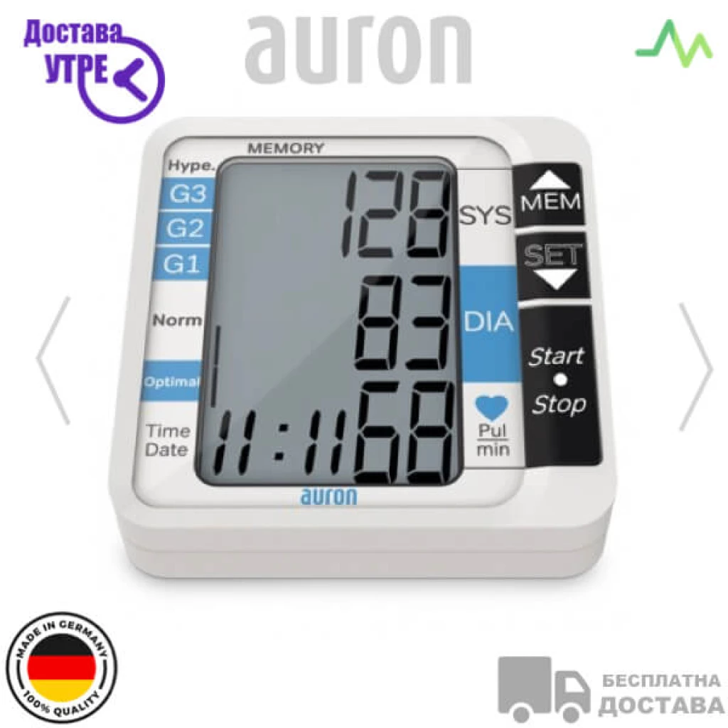 Auron tmb 1117 – апарат за мерење на притисок Апарати за Притисок Kiwi.mk