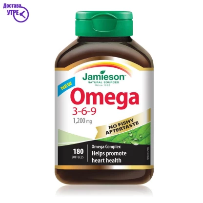 Omega 3-6-9 jamieson | no fishy aftertaste, 180 Омега Kiwi.mk