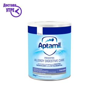 Aptamil pregomin allergy digestive care | аптамил прегомин алерџи дигестиве каре, храна за посебна медицинска намена, за диететско регулирање на алергија на протеини на кравјо млеко и/или малапсорбција на масти , прав, 400 gr Бебе & Деца Kiwi.mk