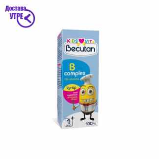 Becutan kids vits б-комплекс, сируп со вкус на ананас, 100 ml Бебе & Деца Kiwi.mk