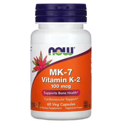 Now mk-7 vitamin k-2 , 100 mcg, 60 вег капсули Витамин К Kiwi.mk