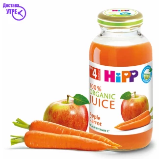 Сок јаболко и морков 200 ml Кашички & Сокчиња Kiwi.mk