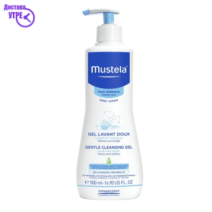Mustela gentle cleansing gel, 500 ml Бебе Козметика Kiwi.mk