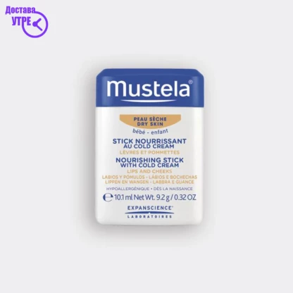 Mustela hydra-stick with cold cream nutri-protective, 10 gr Бебе Козметика Kiwi.mk
