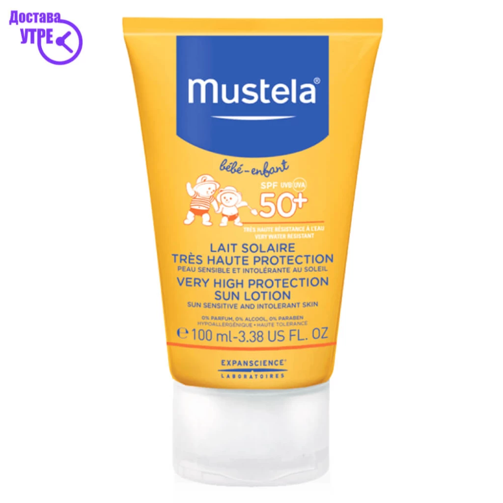 MUSTELA  Very High Protection Sun Lotion – SPF 50+, 100  ml