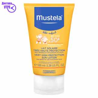 Mustela very high protection sun lotion – spf 50+, 100 ml Бебе Козметика Kiwi.mk
