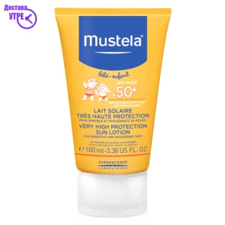 Mustela very high protection sun lotion – spf 50+, 100 ml Бебе Козметика Kiwi.mk