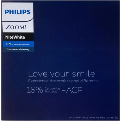 Philips Zoom NightWhite 16%CP (карбамид пероксид гел) средство за ноќно белење заби 3