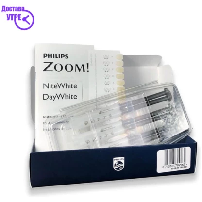 Philips Zoom NightWhite 16%CP (карбамид пероксид гел) средство за ноќно белење заби 2