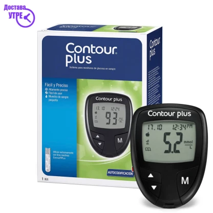 Contour plus апарат за мерење шеќер во крв Контрола на Дијабет Kiwi.mk