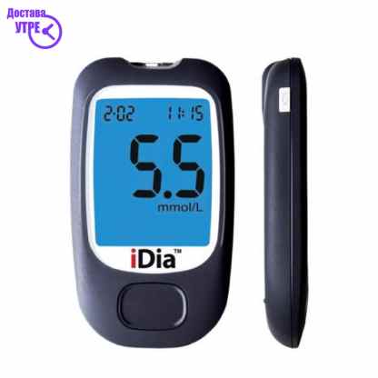 Idia blood glucose monitor апарат за мерење шеќер + ленти 100 + ланцети 100 Контрола на Дијабет Kiwi.mk