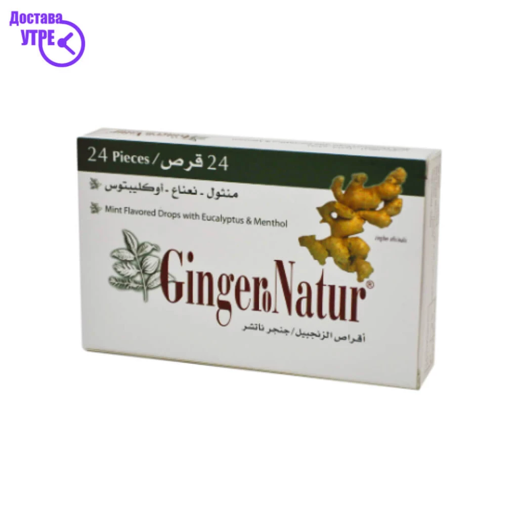 Ginger natur mint+eukaliptus, 30 Антиоксиданси Kiwi.mk