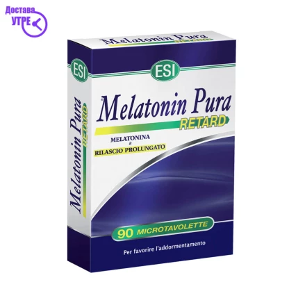 Esi melatonin pura retard таблети, 90 Спиење Kiwi.mk