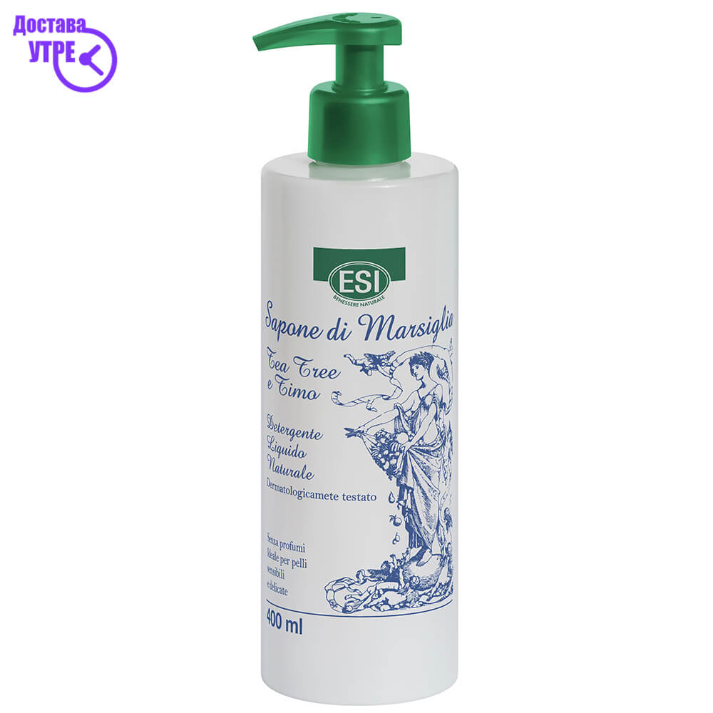 Esi tea tree течен сапун од чајно дрво, 400 ml | КУПИ ONLINE
