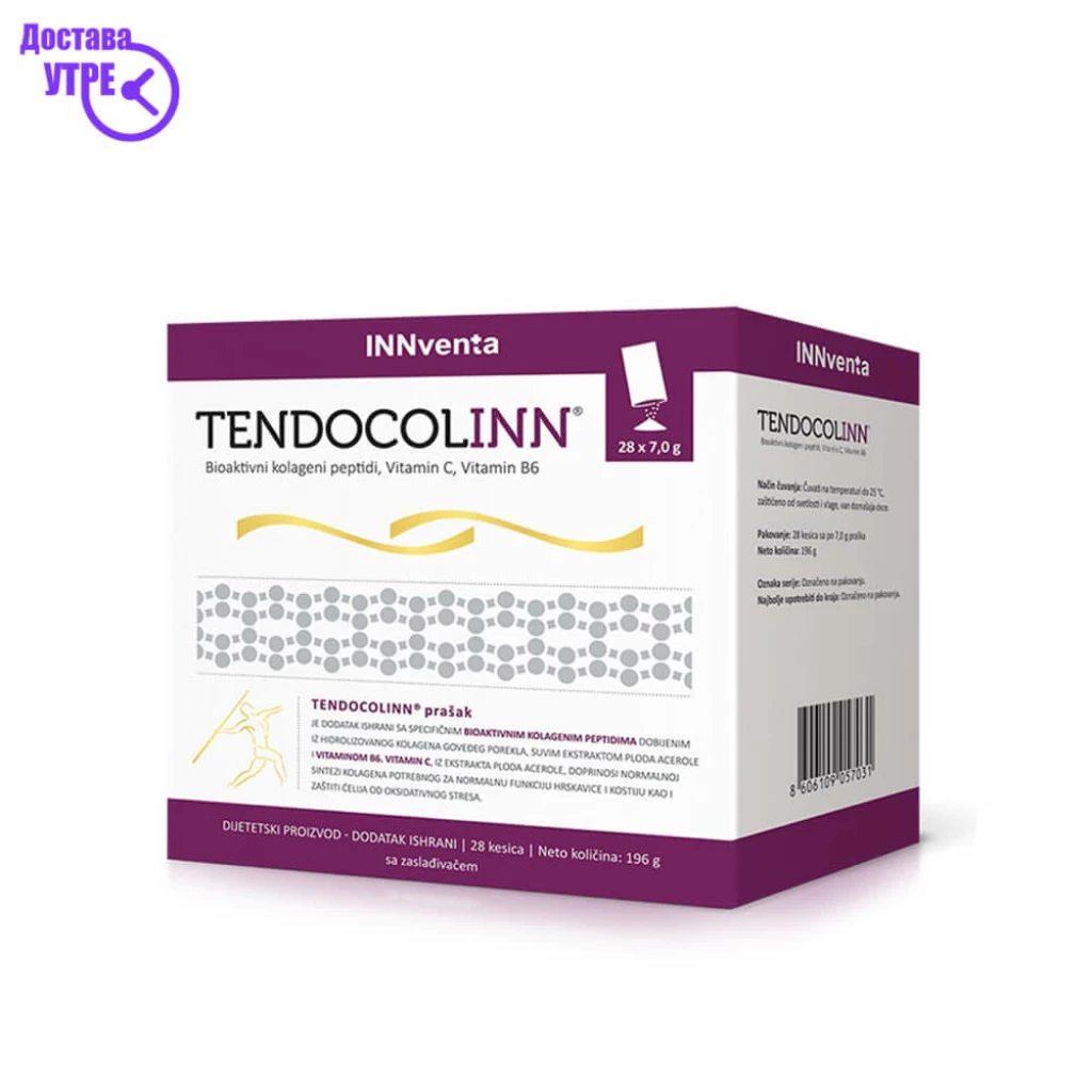 INNVENTA TENDOCOLINN колагенски пептиди кеси, 28