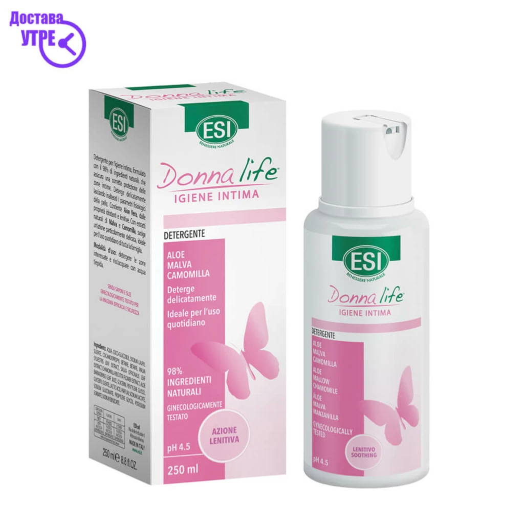 ESI Donna Life Intimate Hygiene Soothing action  купка за интимна нега, 250 ml