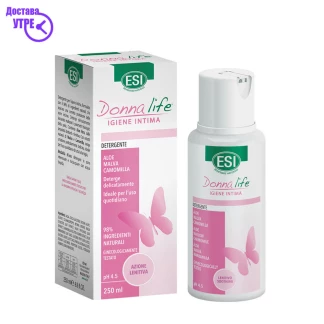 Esi donna life intimate hygiene soothing action купка за интимна нега, 250 ml Интимна Нега Kiwi.mk