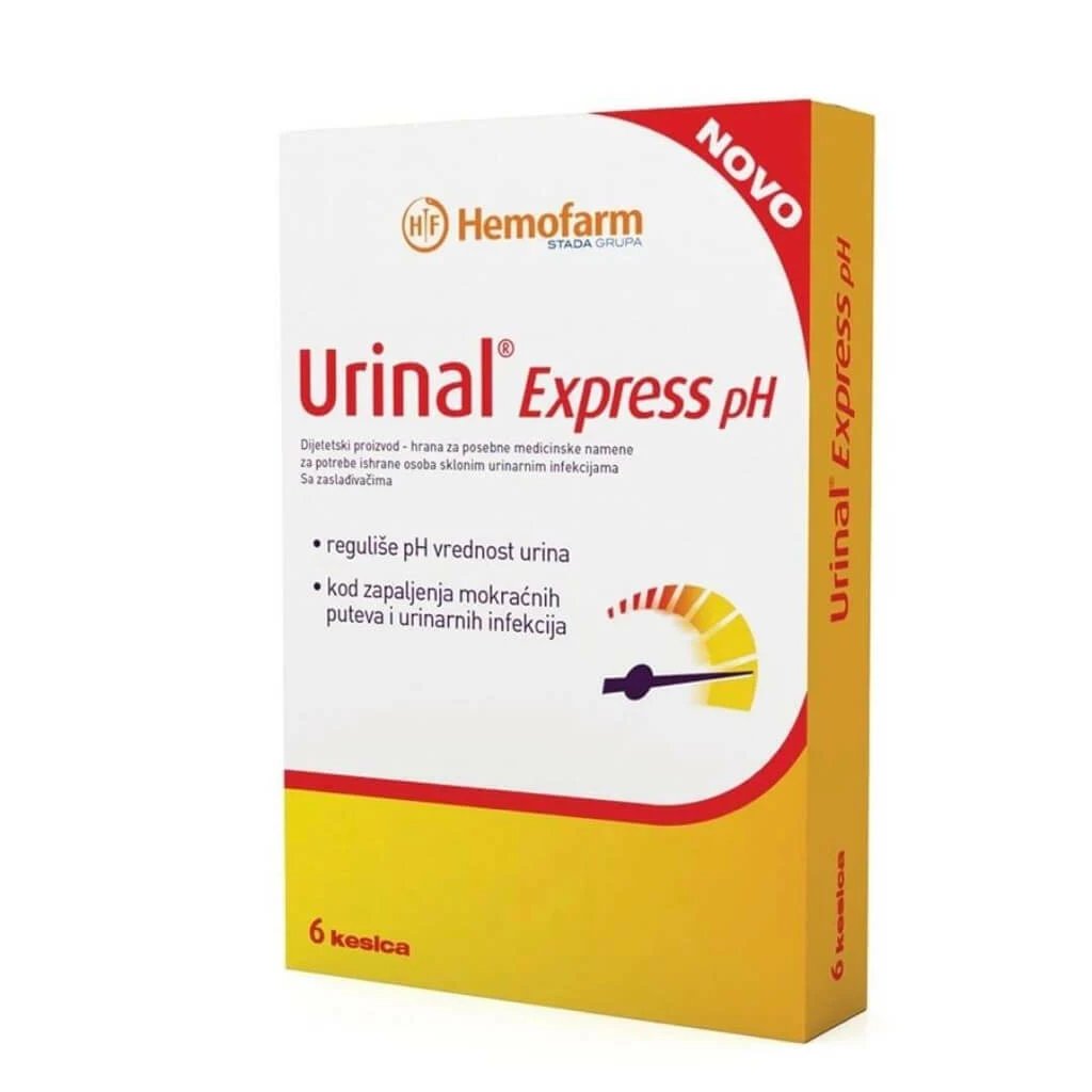 Urinal express 6 kesi x 200 mg Уринарен тракт Kiwi.mk