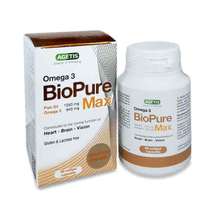 Omega3 biopure max caps.x 30 Омега Kiwi.mk