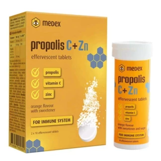 Propolis zinc + vitamin c effervescent, 20 Дневна дампинг акција Kiwi.mk