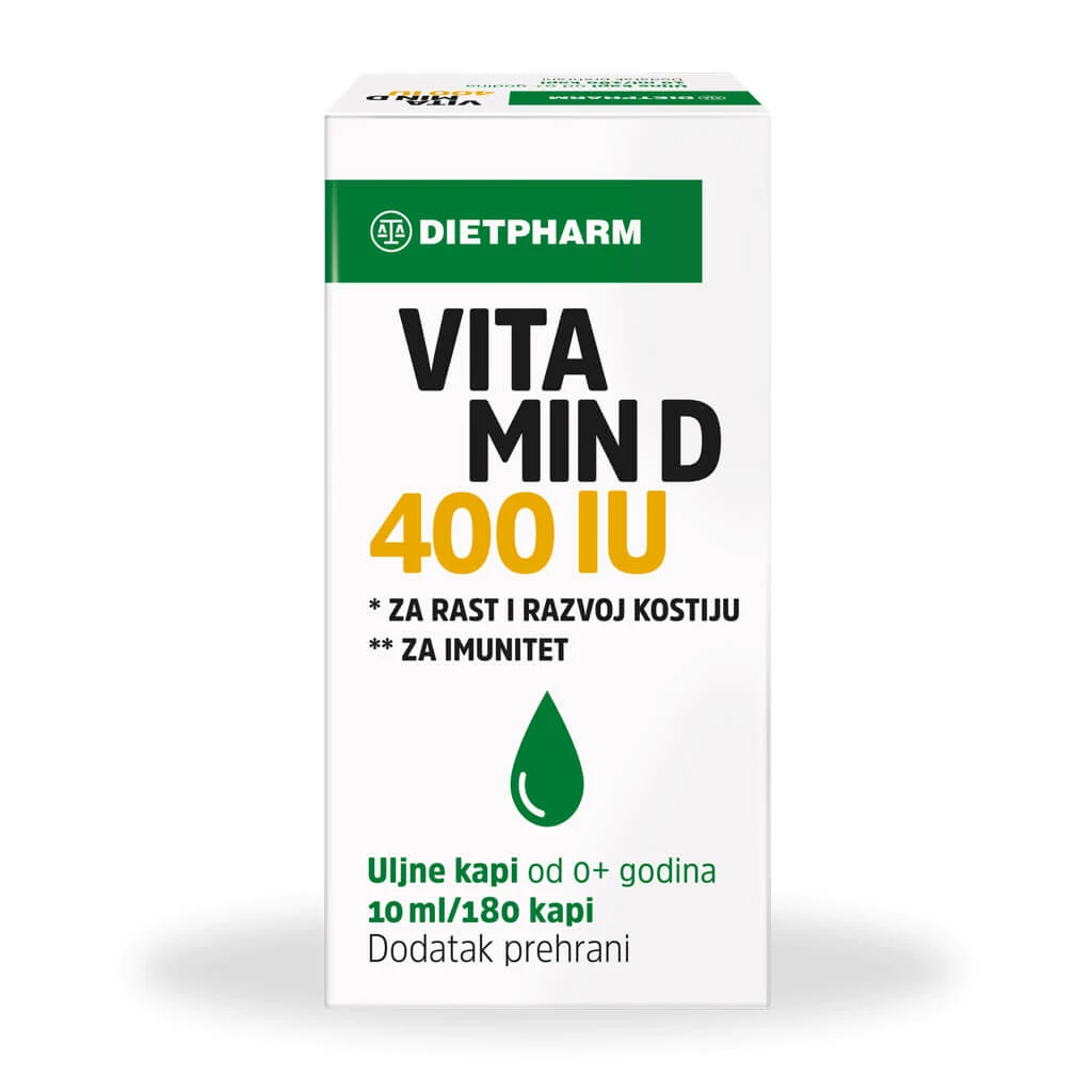 Dietfarm vitamin d 400iu sol.10 ml Витамин Д Kiwi.mk