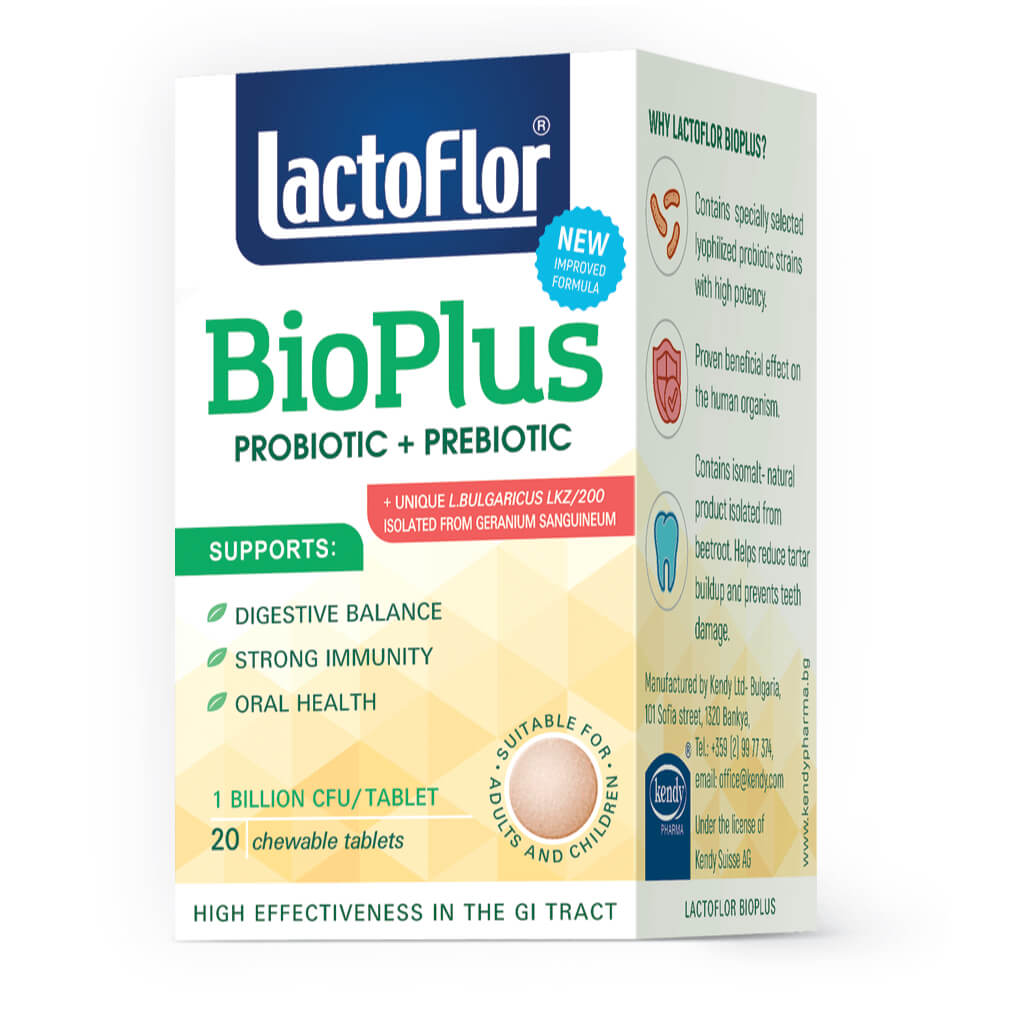 Lactoflor bioplus tablets, 20 | КУПИ ONLINE