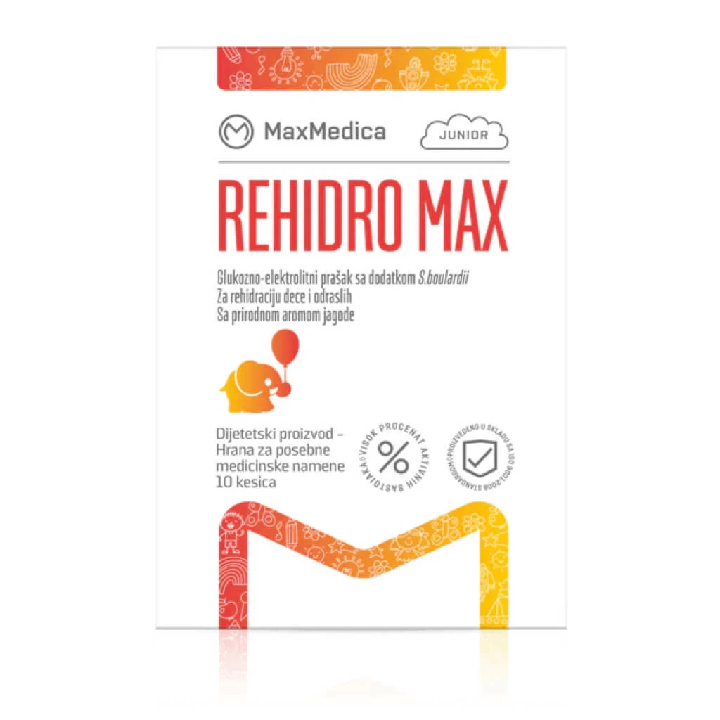 Maxmedica rehidro max kesi, 10 Електролити & Рехидратација Kiwi.mk