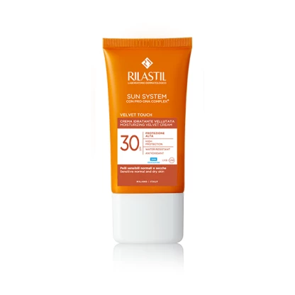 Rilastil sun velvet touch spf30, 50ml Заштита од Сонце Kiwi.mk Rilastil sun velvet touch spf30, 50ml Заштита од Сонце Kiwi.mk