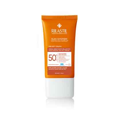 Rilastil sun velvet touch spf 50+, 50ml Заштита од Сонце Kiwi.mk