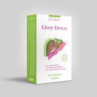 Dr.viton liver detox tableti, 30 Црн дроб Kiwi.mk