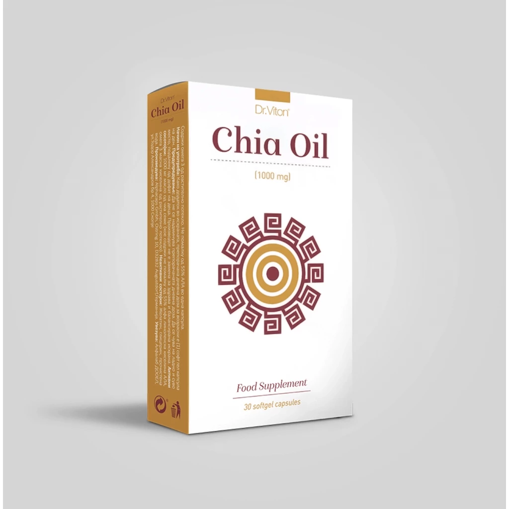 Dr.viton chia oil capsules, 30 Срце & Циркулација Kiwi.mk