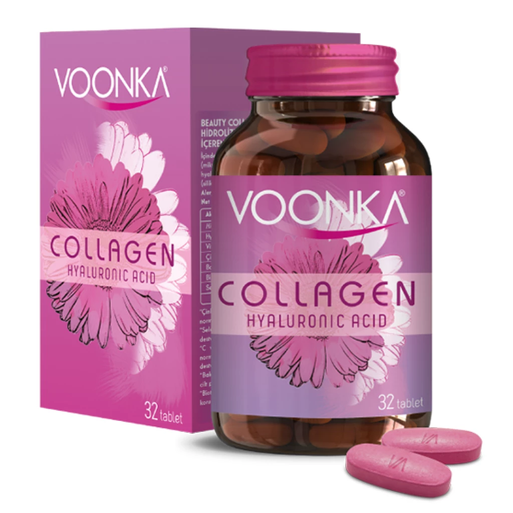 Voonka collagen hyaluronic acid tableti, 32 Колаген Kiwi.mk