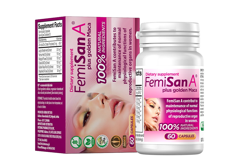Femisan a + maca kapsuli, 30 | КУПИ ONLINE