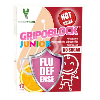 Gripoblock junior bez sekerx12 Кашлица, Настинки & Грип Kiwi.mk