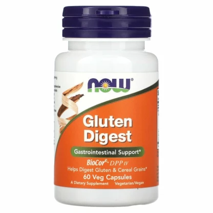 Now gluten digest, 60 вег капсули Гасови & Грчеви Kiwi.mk