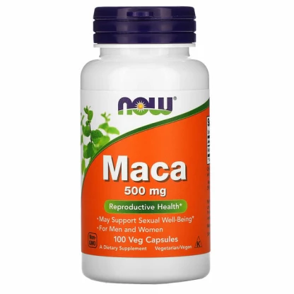 Now maca, 500 mg, 100 вег капсули Енергија Kiwi.mk