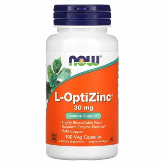 Now l-optizinc, 30 mg, 100 вег капсули Имунитет Kiwi.mk
