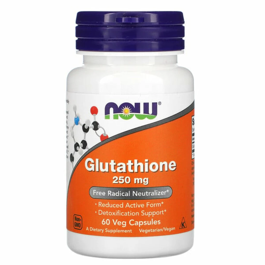 Now glutathione, 250 mg, 60 вег капсули Антиоксиданси Kiwi.mk