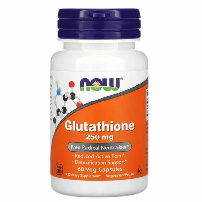 Now glutathione, 250 mg, 60 вег капсули Антиоксиданси Kiwi.mk