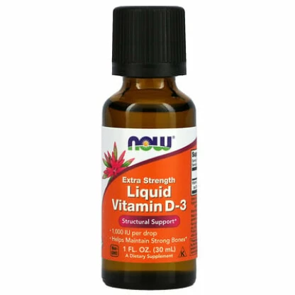 Now liquid vitamin d-3, extra strength, 1,000 iu, 130 ml Витамин Д Kiwi.mk