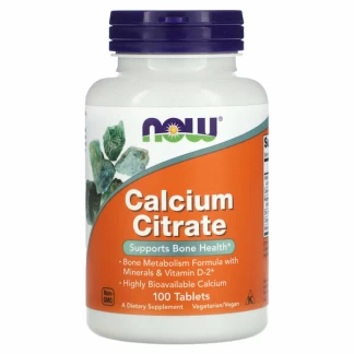 Now calcium citrate , 100 таблети Калциум Kiwi.mk