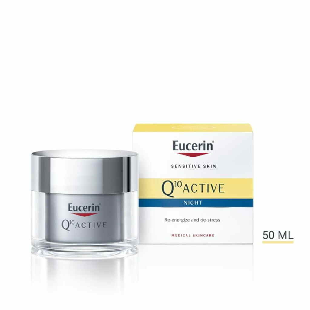 Eucerin Q10 Active Ноќен Крем 50 мл Хигиена & Убавина Kiwi.mk