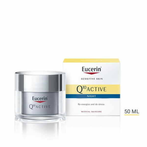 Eucerin Q10 Active Ноќен Крем 50 мл Хигиена & Убавина Kiwi.mk