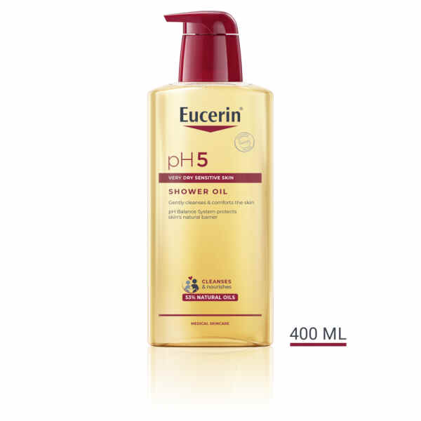 Eucerin pH5 Shower Oil масло за туширање за чувствителна кожа 400мл Купки & Туширање Kiwi.mk