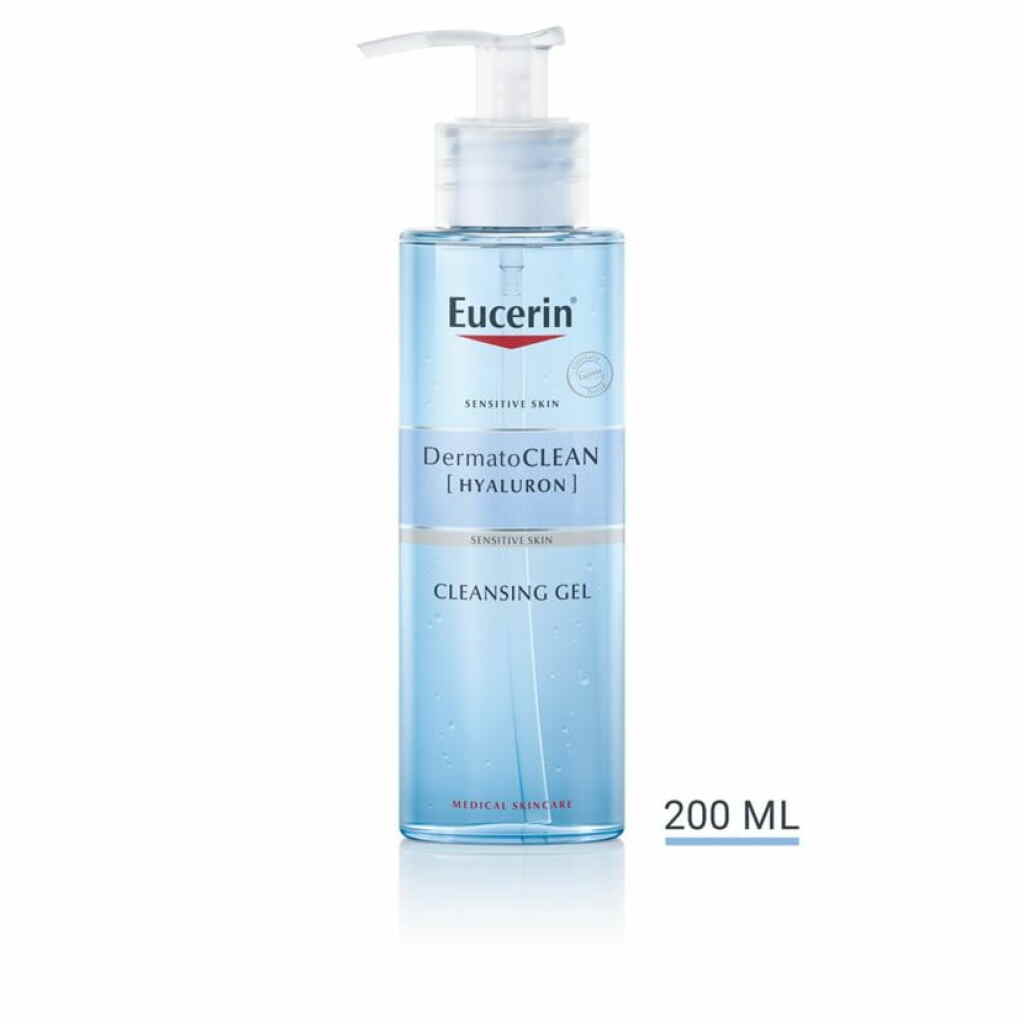 Eucerin DermatoCLEAN Gel за Mиење Лице 200 мл Хигиена & Убавина Kiwi.mk