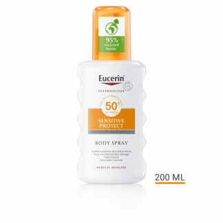 Eucerin Sun Sensitive Protect спреј за тело SPF50+ 200мл Дневна дампинг акција Kiwi.mk
