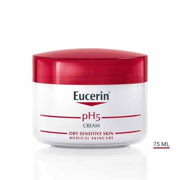 Eucerin pH5 крем за лице и тело за чувствителна кожа 75мл Хидратација & Заштита Kiwi.mk