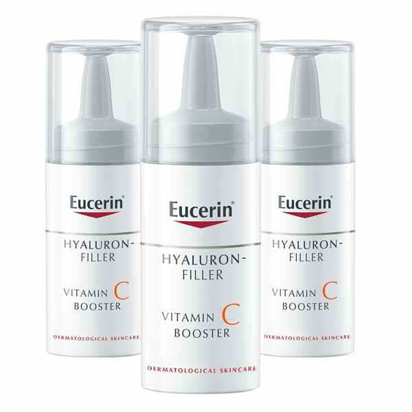 Eucerin Hyaluron-Filler Vitamin C 3 x 8 мл Дневна дампинг акција Kiwi.mk