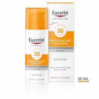 EUCERIN SUN Photoaging Control Kрем-флуид за лице, со SPF50, 50мл Дневна дампинг акција Kiwi.mk