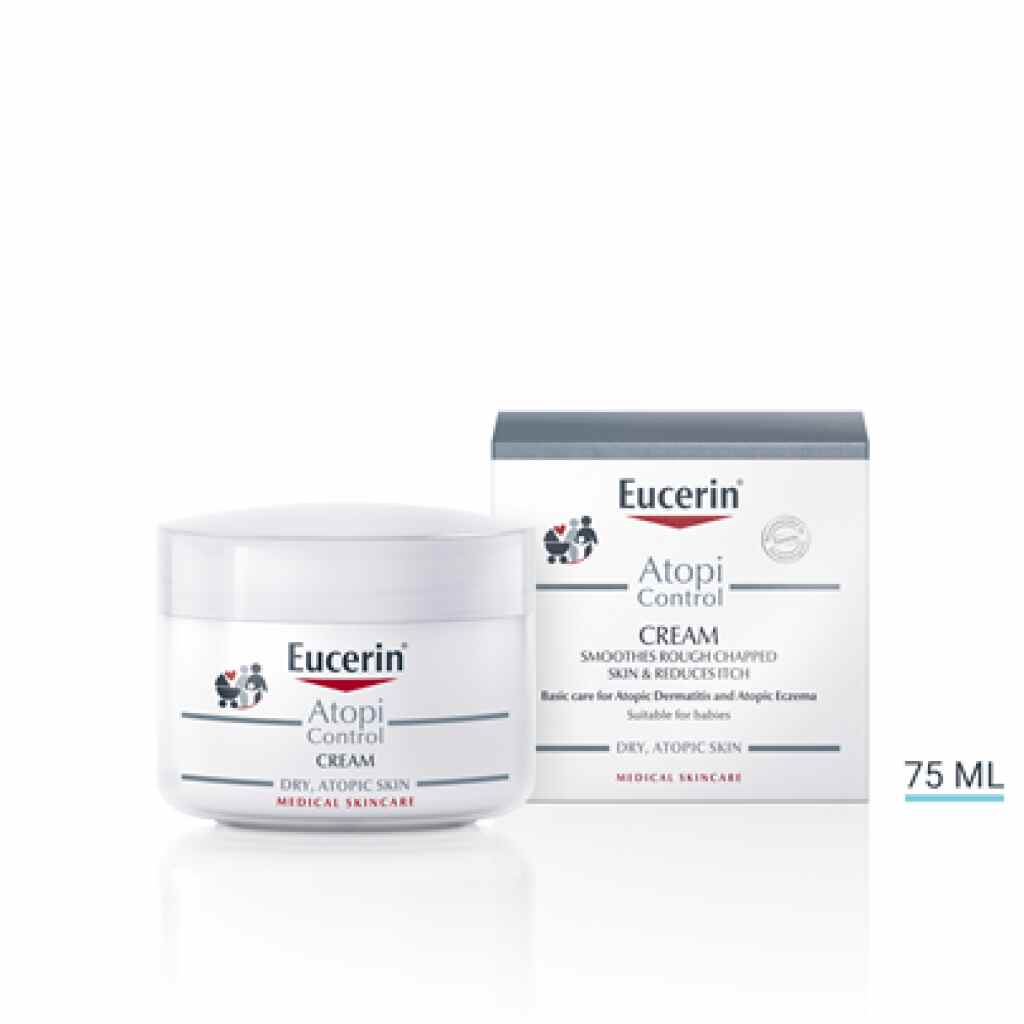 Eucerin AtopiControl Omega 12% Крем 75 мл Хигиена & Убавина Kiwi.mk